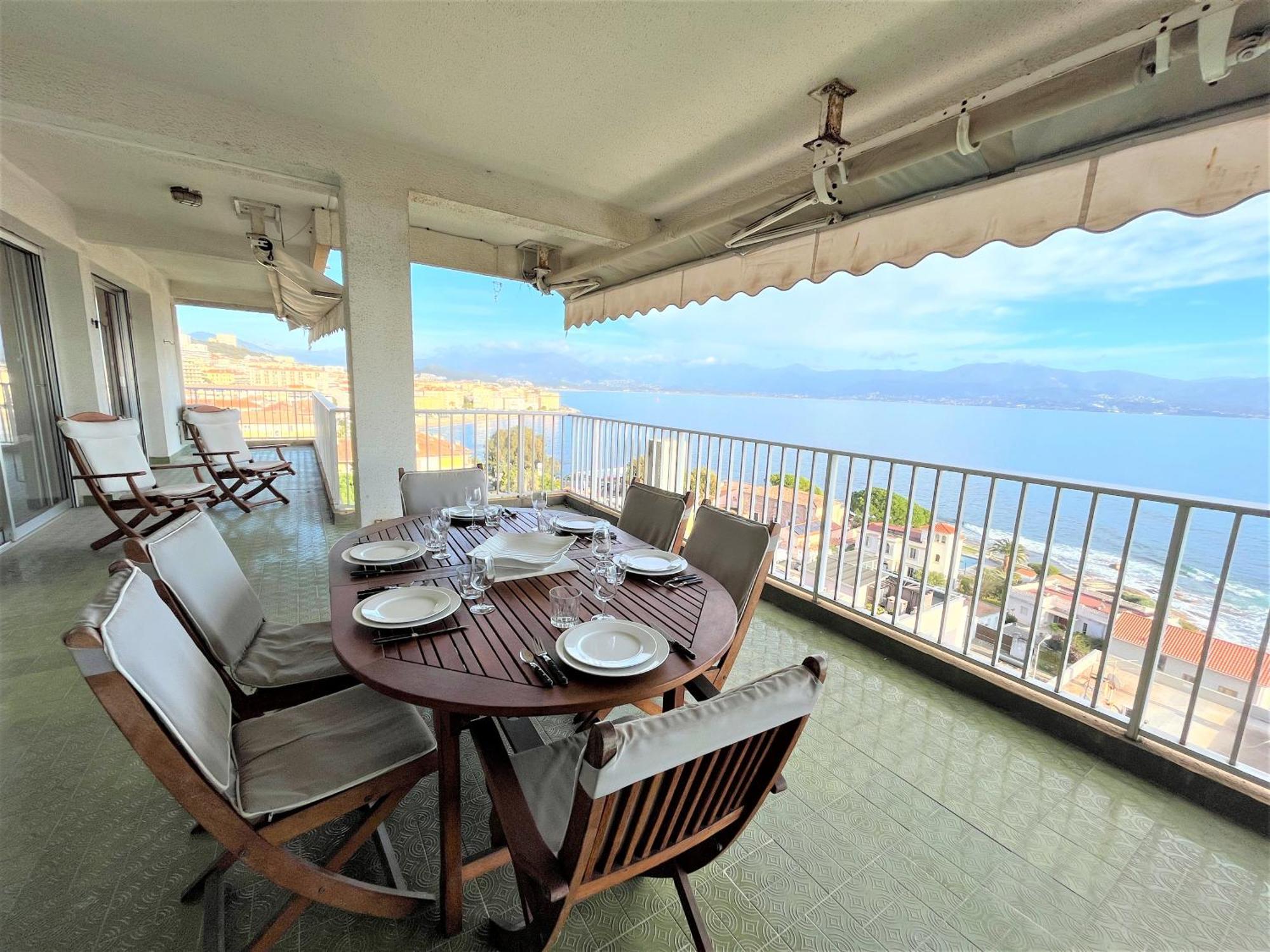 Appartement Vue Mer Carmino Ajaccio Ajaccio  Eksteriør bilde
