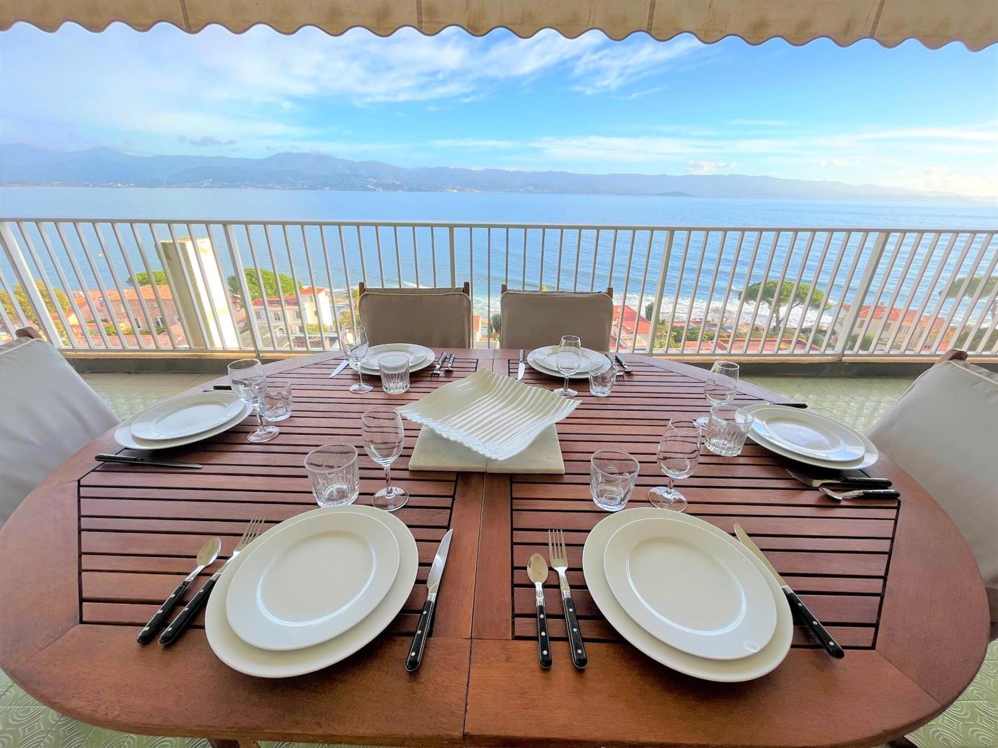 Appartement Vue Mer Carmino Ajaccio Ajaccio  Eksteriør bilde